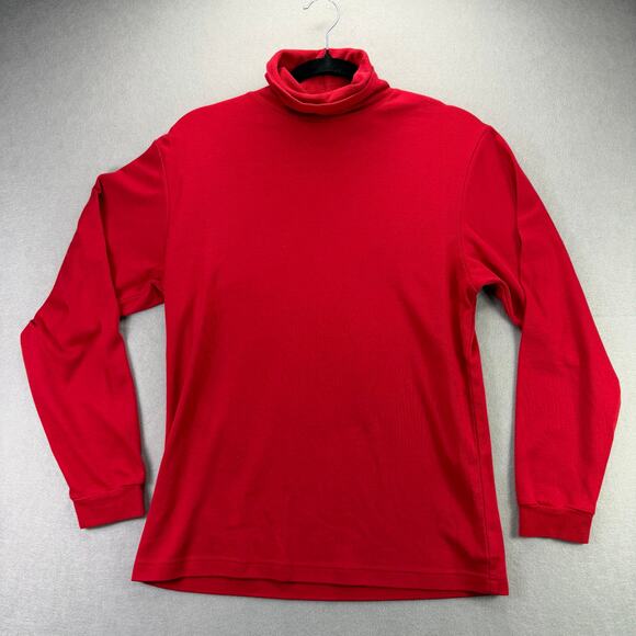 Eddie Bauer Women’s Red Long Sleeve Turtleneck Size M - Picture 1 of 8
